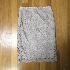 The Clothing Company Lace Pencil Skirt Size Small
